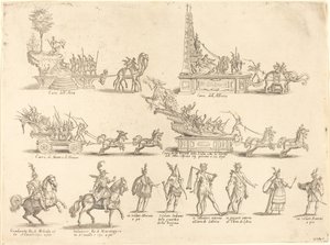 Floats and Participants by Jacques Callot