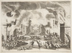 Fourth Act of Soliman by Jacques Callot