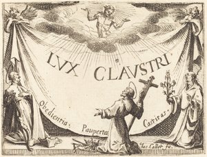 Frontispiece for "The Light of the Cloister" by Jacques Callot