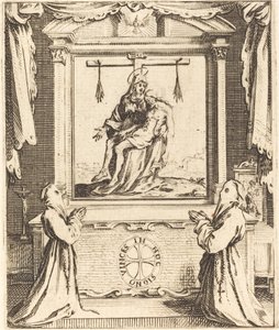Frontispiece for The Order of the White Penitents at Nancy by Jacques Callot
