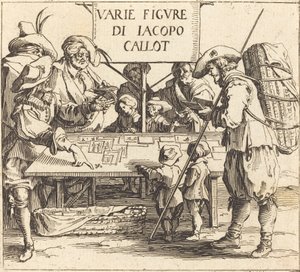 Frontispiece for Varie Figure, c. 1621 by Jacques Callot