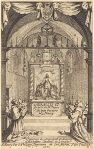Frontispiece for the Miracles and Graces of Our Lady of "Bon-Secours-les-Nancy" by Jacques Callot