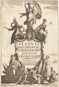 Frontispiece for the Statutes of the Order of the Knights of Saint Stephen by Jacques Callot