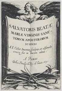 Frontispiece (The Large Apostles) by Jacques Callot