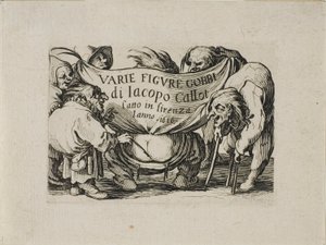 Frontispiece, from Varie Figure Gobbi