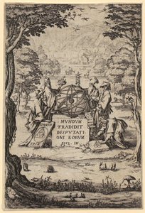 Frontispiece to "Sacra Cosmologia" by Jacques Callot