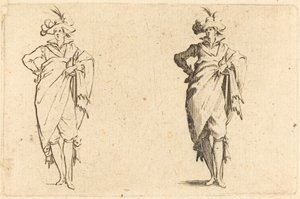 Gentleman Viewed from the Front with Hand on Hip by Jacques Callot