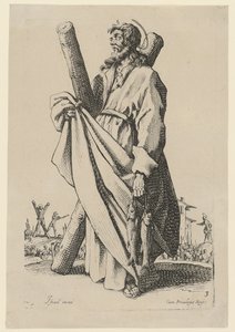 Saint Andrew, Plate 6 from the Series 