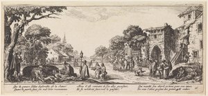 The Absolution of a Dying Man by Jacques Callot