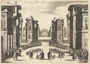 Il Solimano, Act II by Jacques Callot