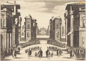 Il Solimano, Act II by Jacques Callot