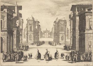 Il Solimano, Act I by Jacques Callot
