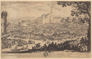 Fair at Impruneta by Jacques Callot