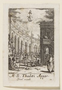 Judas the Apostle (Thadaei Appos.) by Jacques Callot