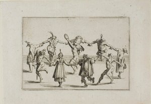 The Round Dance, from The Caprices by Jacques Callot