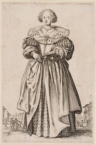 Lady with a Fan, from the series 