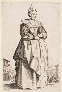 Lady with a Raised Cap (The Nobility of Lorraine series) by Jacques Callot