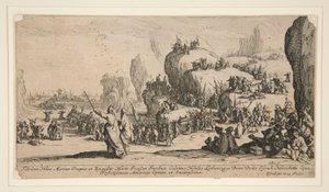 Crossing the Red Sea by Jacques Callot