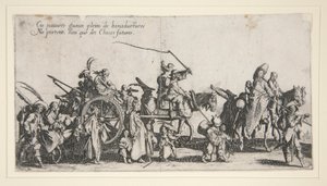 The Bohemians on the March by Jacques Callot