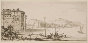 Loading the Merchandise, from the series “The Landscapes of Florence” by Jacques Callot