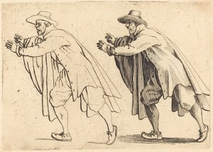 Man Moving Abruptly by Jacques Callot