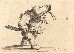 Man Preparing to Draw His Sword by Jacques Callot