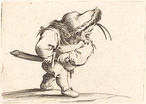 Man Preparing to Draw his Sword by Jacques Callot
