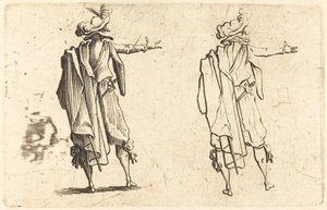 Man Seen from Behind with His Right Arm Extended by Jacques Callot