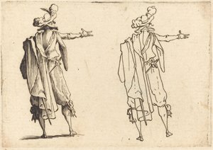 Man Seen from Behind with His Right Arm Extended by Jacques Callot