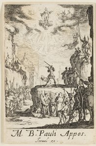 Martyrdom of Saint Paul, plate two from The Martyrdoms of the Apostles by Jacques Callot