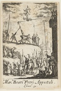 Martyrdom of Saint Peter, plate one from The Martyrdoms of the Apostles