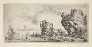 Naval Battle by Jacques Callot