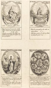 Our Lady of the Rosary; Virgin and Child Appearing in a Cloud; Triumphant Virgin by Jacques Callot