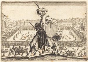 Piazza Santa Croce, Florence by Jacques Callot