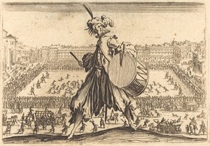 Piazza Santa Croce, Florence by Jacques Callot