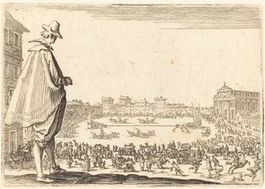 Piazza Santa Maria Novella, Florence, c. 1622 by Jacques Callot