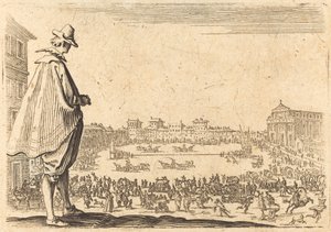 Piazza Santa Maria Novella, Florence, c. 1622 by Jacques Callot
