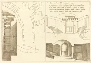 Plan and Elevation of the Church of the Holy Nativity by Jacques Callot