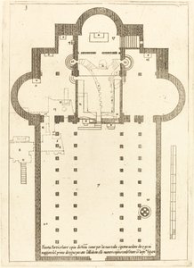 Plan of the Church of the Holy Manger