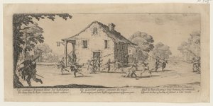 Pillage, Plate 4 from the Series "Horrors of War" by Jacques Callot