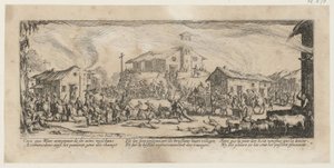 Pillage and Burning of a Village, Sheet 7 from the Series 