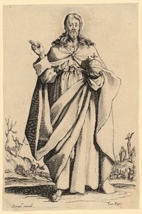 Portrait of Claude Deruet by Jacques Callot