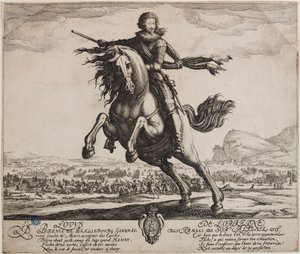 Portrait of the Prince of Phalsbourg (Lieure 505, Meaume 508) by Jacques Callot