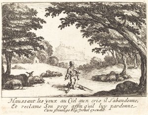 Praying for Divine Help by Jacques Callot