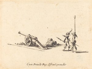 Preparing to Fire the Cannon by Jacques Callot