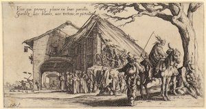 Rest, Sheet 3 from the Series "The Bohemians" by Jacques Callot