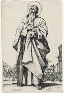 Saint Bartholomew (The Large Apostles) by Jacques Callot