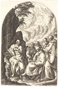 Saint Jerome Instructing His Disciples in the Desert by Jacques Callot
