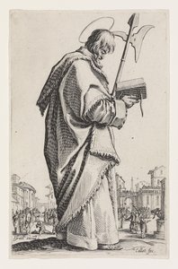 Saint Matthias from The Large Apostles, 1631 by Jacques Callot