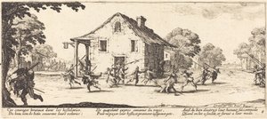 Scene of Pillage, c. 1633 by Jacques Callot